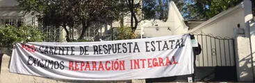 Víctimas de Trauma Ocular se tomaron sede de programa de reparación exigiendo mejoras sustanciales