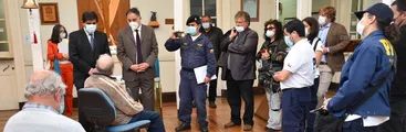 Ministro Aldana realizó diligencias al interior de Base Naval de Talcahuano por asesinato de joven coronelino en 1975