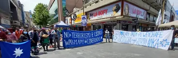 Realizan concentración en Concepción exigiendo justicia para Camilo Catrillanca y el fin de la militarización en Wallmapu