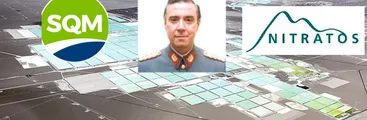 Ex agente CNI hoy dirige empresa Nitratos de Chile, cascada de SQM