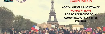 Organizaciones fuera del país lanzan Iniciativa Popular de Norma: "Con nosotras también: por el reconocimiento de los derechos de las personas chilenas en el exterior"