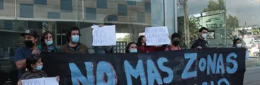 Jóvenes denuncian vulneraciones de parte de guardias de empresa china que busca instalar proyecto hidroeléctrico en Rucalhue