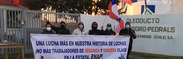 Tras huelga trabajadores/as de Conecta alcanzaron mejoras laborales al interior de Enap: Debieron intervenir las seremis de Trabajo y Energía