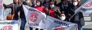 Trabajadoras/es de la salud inician paro en hospital Las Higueras ante falta de personal y sobre carga laboral
