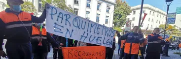 Trabajadoras/es cobradores de parquímetros en paro de Concepción acusan recibir migajas pese a millonarias recaudaciones diarias