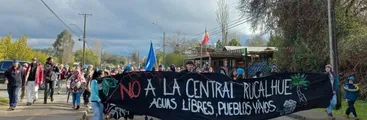 "La lucha es larga y continúa": Marcha en defensa del río Biobío recorrió Santa Bárbara