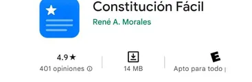 "Constitución Fácil": APP para navegar en la nueva Constitución propuesta para reemplazar a la de Pinochet