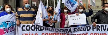 Trabajadores/as de la salud privada anuncian movilización nacional exigiendo descanso reparatorio por Covid 19