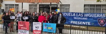 Jornada de protesta vivieron docentes de Talcahuano ante posibles despidos y reducción de horas en Plan de Educación Municipal 2023