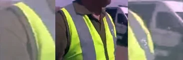 Carabinero multó a trabajador de la salud por grabar a camioneros cortando carretera en Alto Hospicio