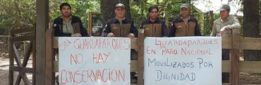 Guardaparques en paro nacional de Conaf y presupuesto 2023: "Con esta reducción tenemos que ocupar el ingenio, reciclar o conseguirnos materiales"