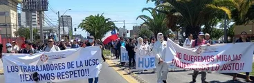 La unión hizo la fuerza: Trabajadores/as de la UCSC consiguen beneficioso contrato colectivo tras dos semanas de huelga