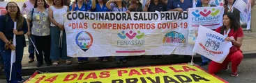Tras movilizaciones: Trabajadores/as de la Salud Privada consiguen la aprobación en el Senado del descanso reparatorio por Covid