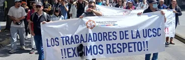 UCSC despide a más de cincuenta funcionarios/as a un mes de su huelga: Desde sindicato acusan represalias
