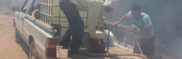 El método de la brigada vecinal que combatió focos del megaincendio entre Ránquil y Coelemu