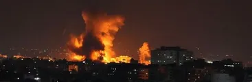 Fuerzas de ocupación israelíes realizaron bombardeo aéreo contra Franja de Gaza