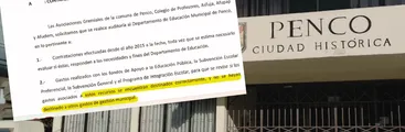 Denuncian ante Contraloría presunta malversación de recursos de educación pública en municipalidad de Penco