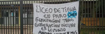 Condiciones de precariedad en el establecimiento provoca paro en Liceo Trapaqueante de Tirúa: Comunidad acusa nula disposición del municipio