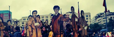 Marcha de los 119 agrupó las luchas contra el olvido bajo la lluvia de Santiago
