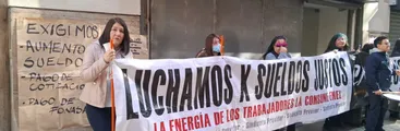 Empresa contratista de Enel acusa "números rojos" para negar reajuste salarial, bonos de colación y transporte a sindicato en huelga