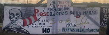 Tras desalojo a pescadores: Empresa Aguas Pacífico confirma no contar con permisos para edificación de desalinizadora
