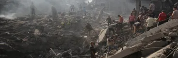 El equivalente a 3 bombas de Hiroshima han caído en 100 días sobre la población civil de Gaza