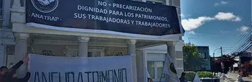 Trabajadores del Patrimonio en La Araucanía se encuentran en paro y acusan hacinamiento, mala infraestructura y sobrecarga laboral
