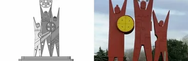 Insólito: Escultor denuncia que obra en puente Juan Pablo Segundo fue plagiada y se instaló al revés