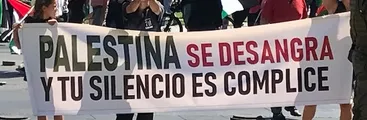 Marchan por Palestina en Santiago: "Mientras exista el sionismo, no habrá paz"