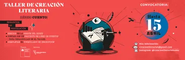 [Convocatoria] Taller literario “Prosa | Narrativa | Cuento” en Balmaceda Arte Joven