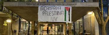 La primera acampada en el Estado español para denunciar el genocidio en Gaza y pedir el fin de las relaciones con Israel