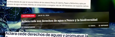 ¿Te cambio el titular?: minera de tierras raras en Penco no ha desistido de sus derechos de aguas