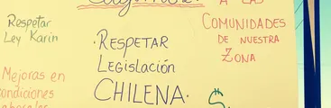 Central Rucalhue: trabajadores se movilizaron exigiendo mejoras en condiciones laborales