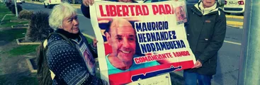 Manifestación por la vida y la libertad de Mauricio Hernández Norambuena