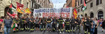 Italia: Puertos y autopistas bloqueados, miles en las calles en la huelga general por Gaza