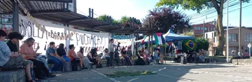 Libros y Cine libre en el Barrio Puchacay