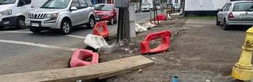 Desastre en veredas de Concepción, una empresa que abandona las obras y la insólita respuesta de la Municipalidad