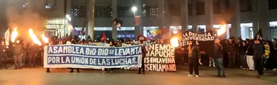 Marcha contra recortes sociales de Kast y avance extractivista en el Biobío recorrió Concepción
