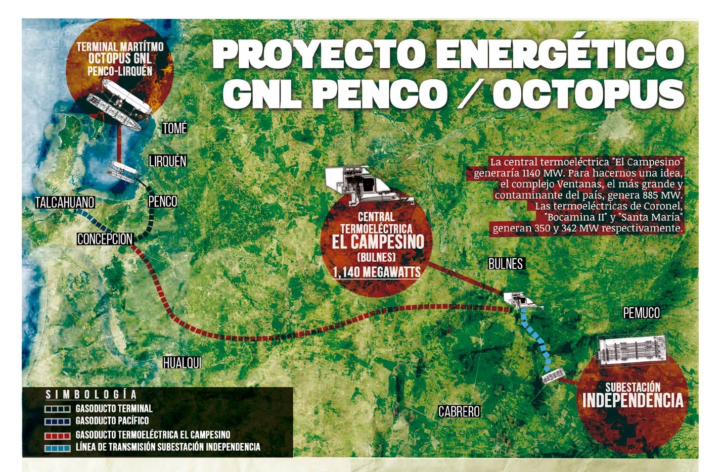 Infografía terminal marítimo y termoelectrica Biobiogenera