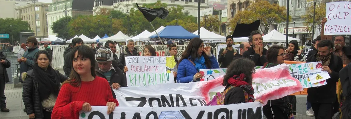Comunidad de Quintero-Puchuncaví exige renuncia de Intendente Jorge Martínez