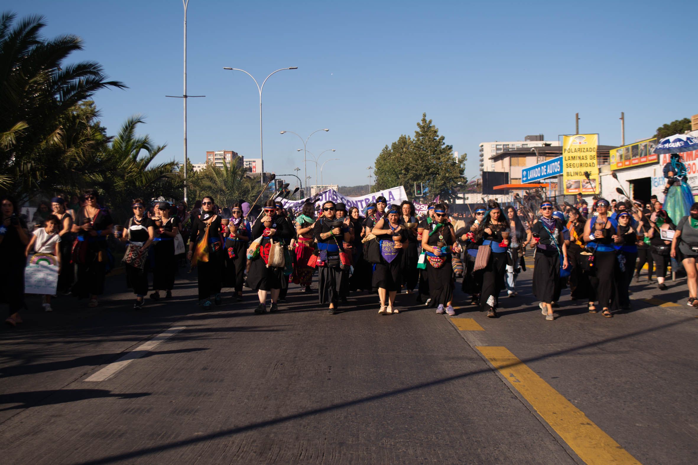 huelga de mujeres en Concepción