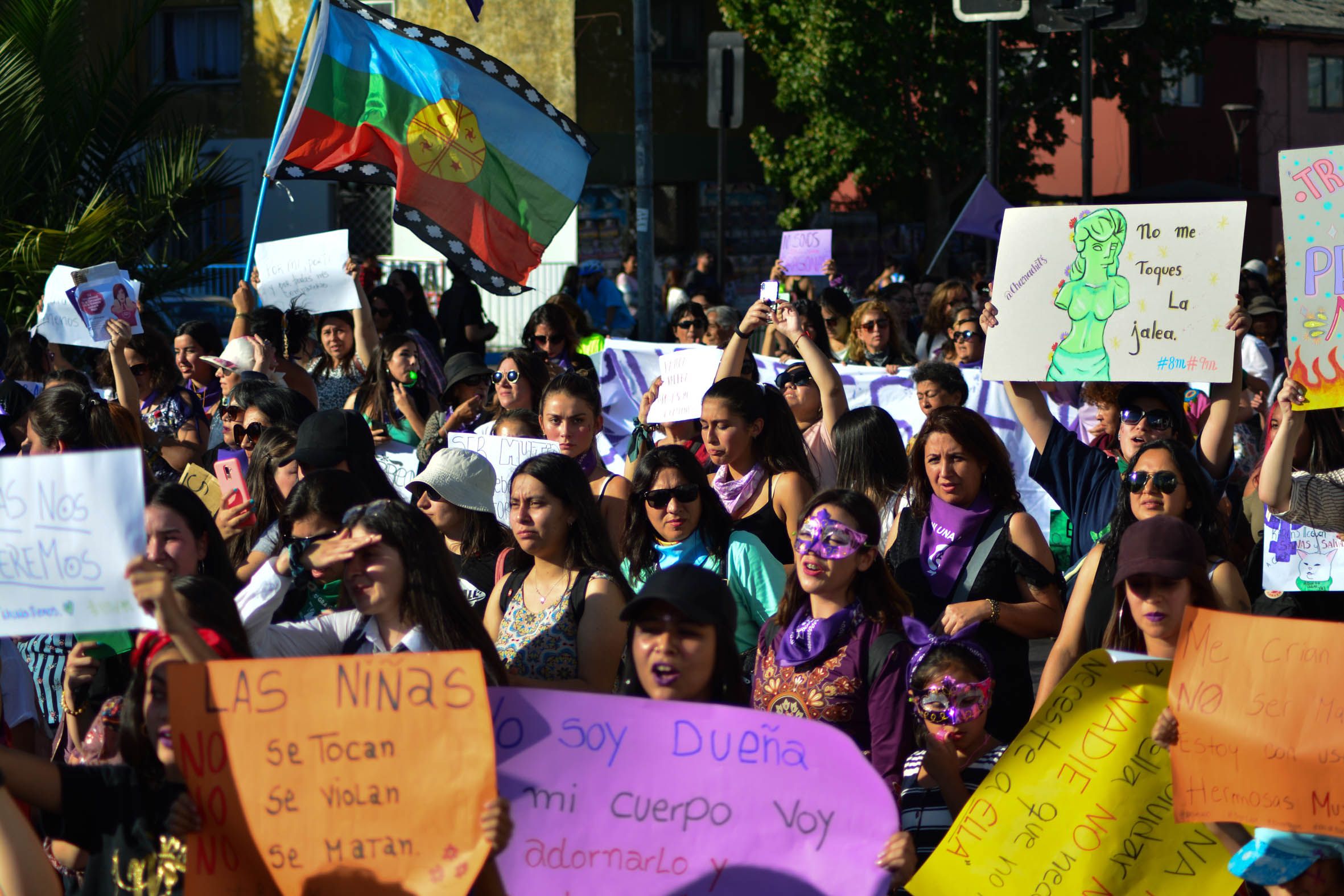 huelga de mujeres en Concepción