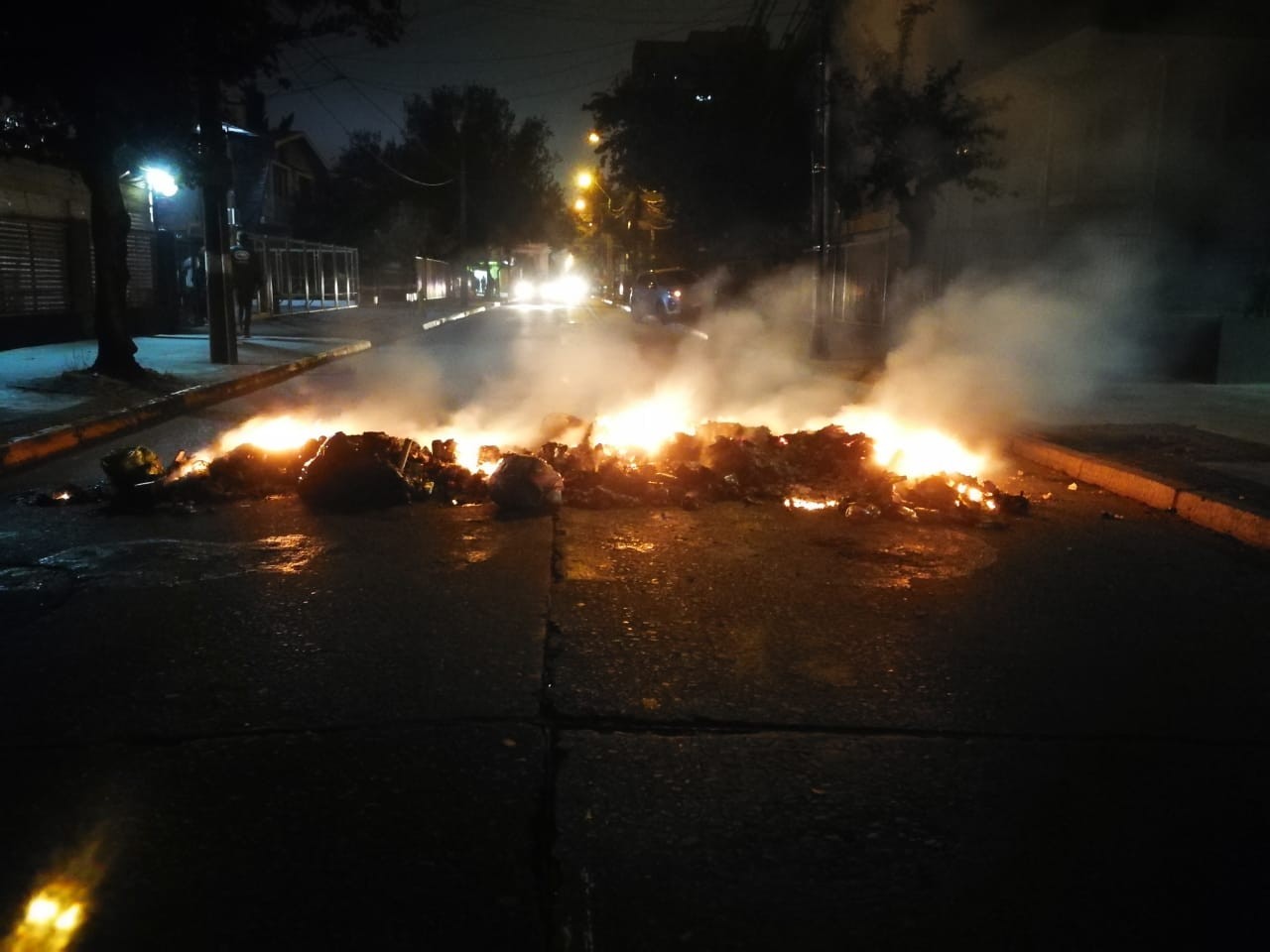 protesta en centro penquista