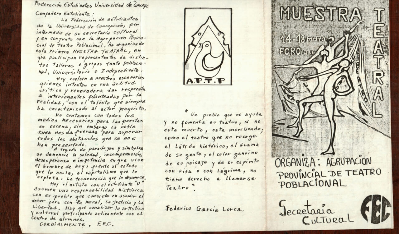 1984 - Muestra Teatral Foro UdeC - portada