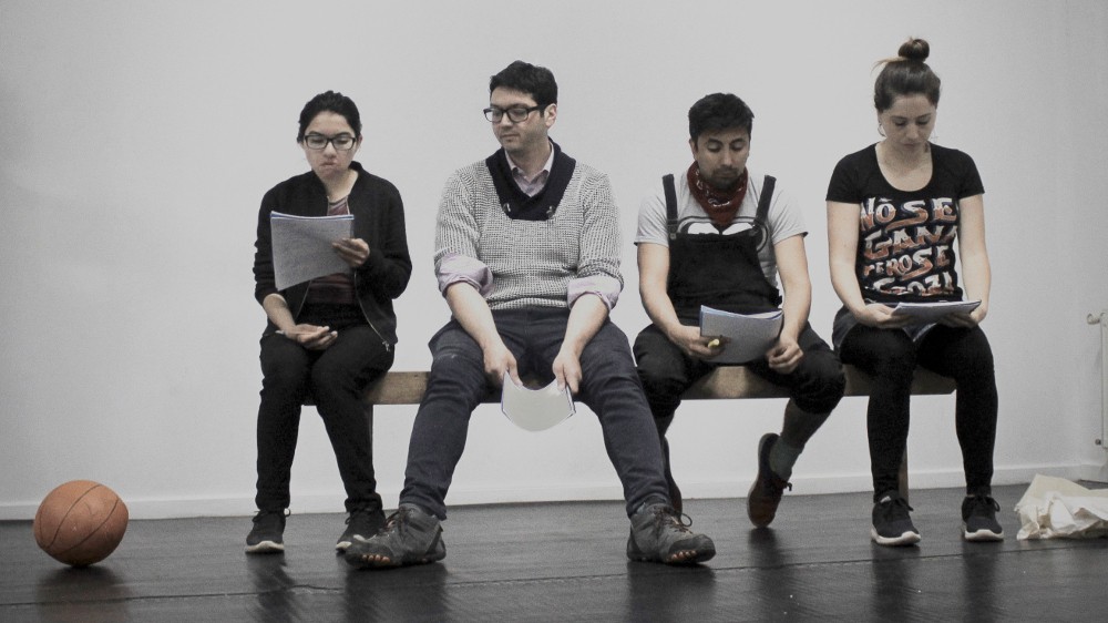 Ensayo escena Grisú. 2019