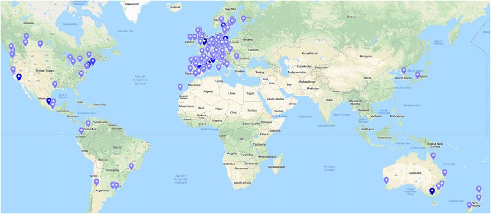 Chile Despertó Internacional mapa