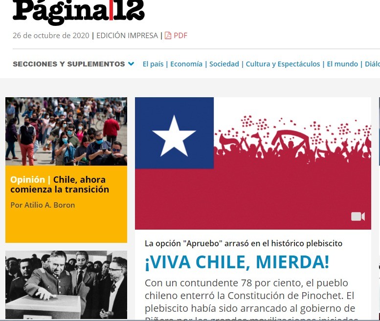 plebiscito prensa internacional