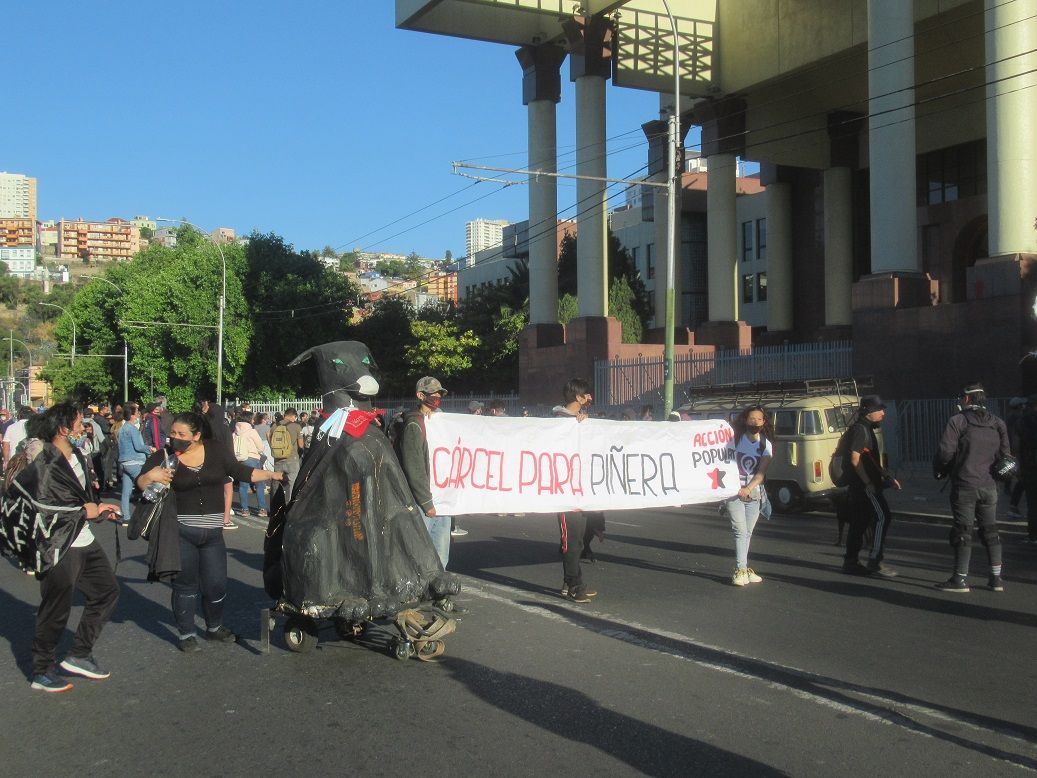 En Valparaíso, demandan la libertad de presas/os de la revuelta