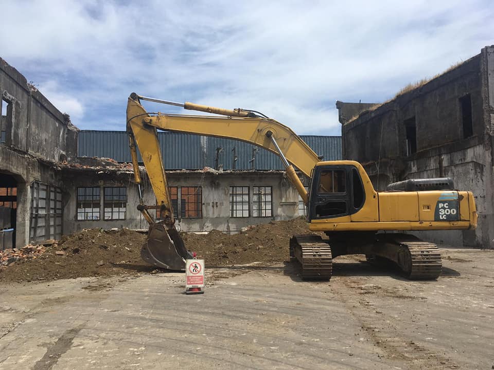 Demolición de FIAP. Extraída de Consejo comunal para el Patrimonio - Tomé 