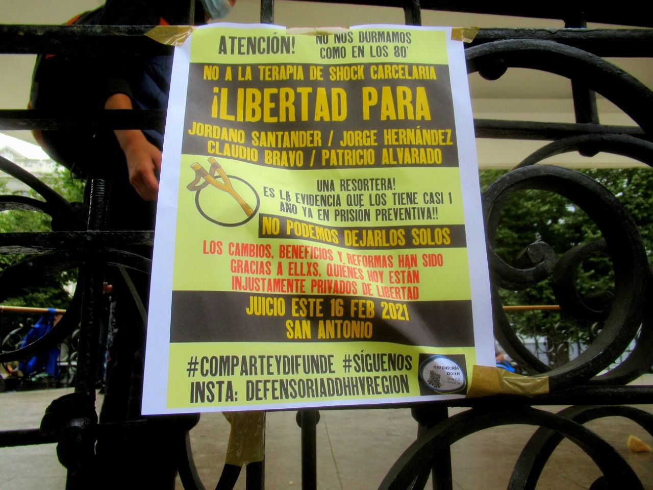 En Valparaiso continúan las movilizaciones por la libertad de los y las presas políticas